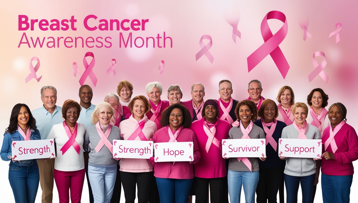Breast Cancer Awareness Month group photo
